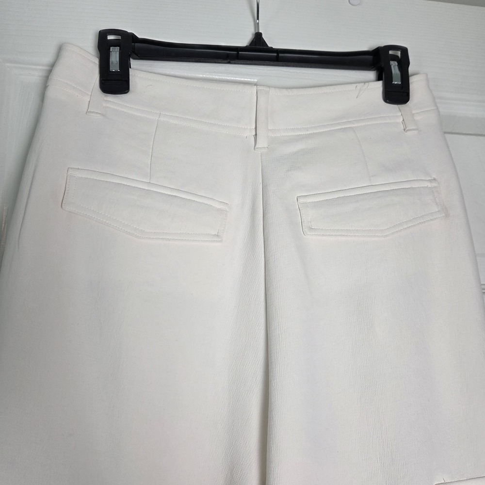 Wilfred Aritzia Womens 8 Ivory Barrel Cargo Pants Wide Leg High Rise Pockets - Picture 10 of 10
